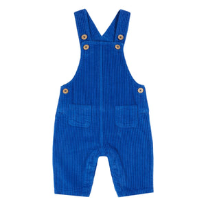Emile et Ida - Ribbed Velvet Overalls | Royal Blue