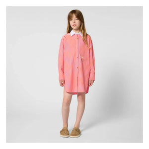 Zadig & Voltaire – Gestreiftes Hemdkleid | Rosa