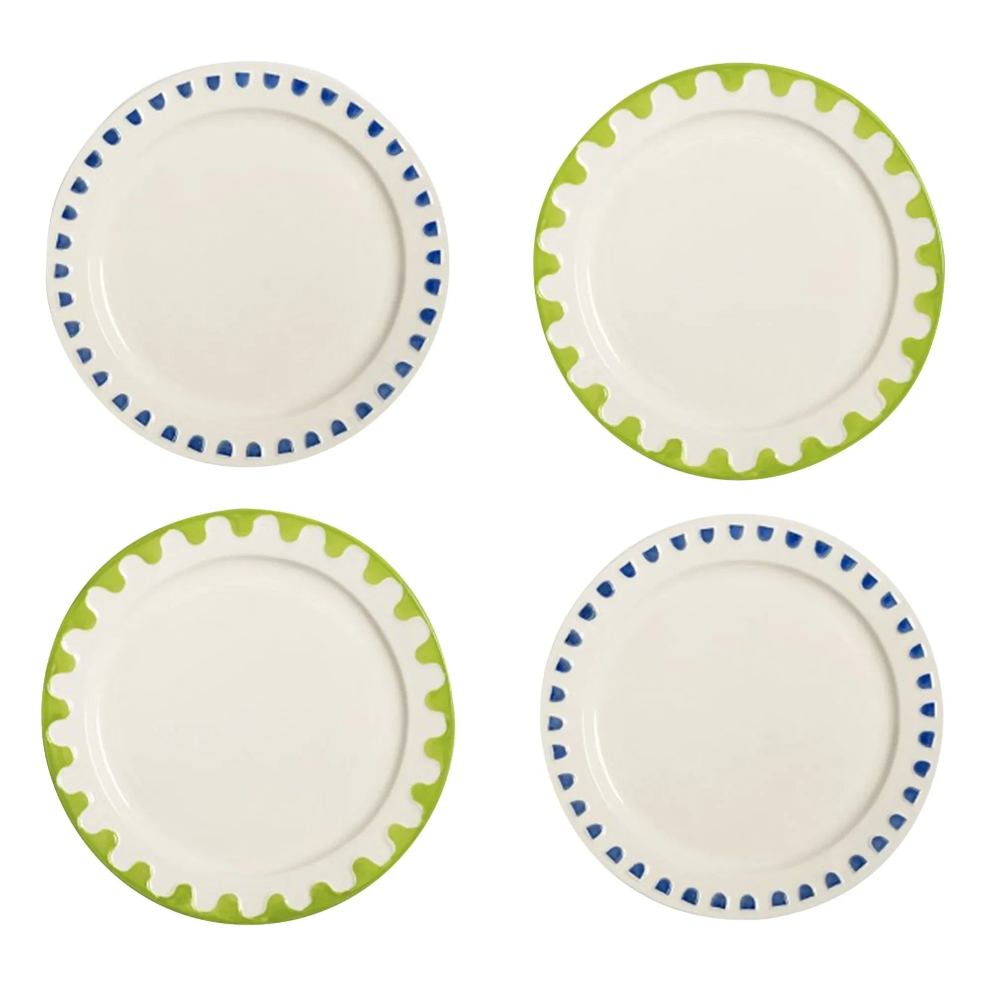 &Klevering - Halk desenli tabaklar - 4'lü set