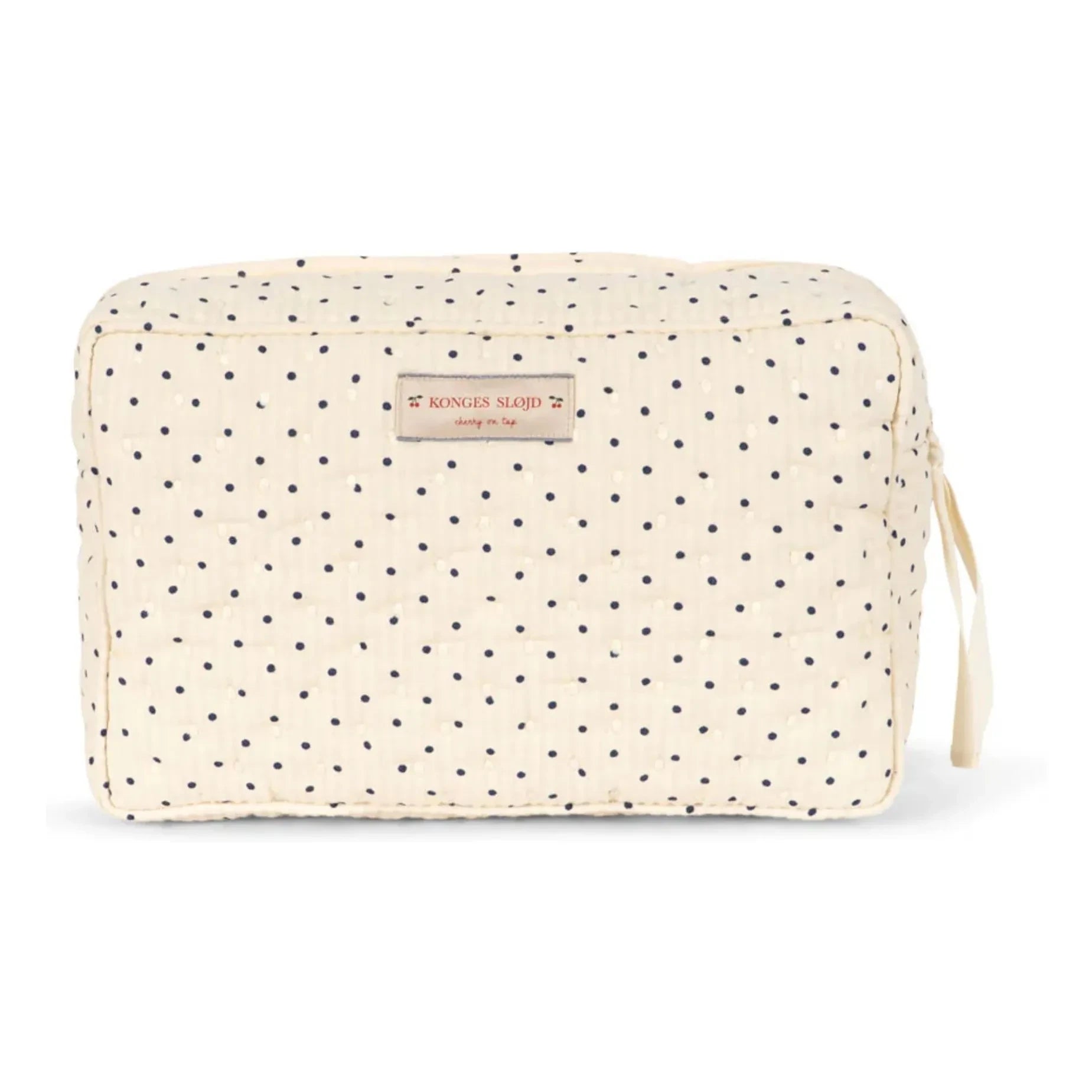 Konges Sløjd - Large Estate Dot Makeup Bag | White