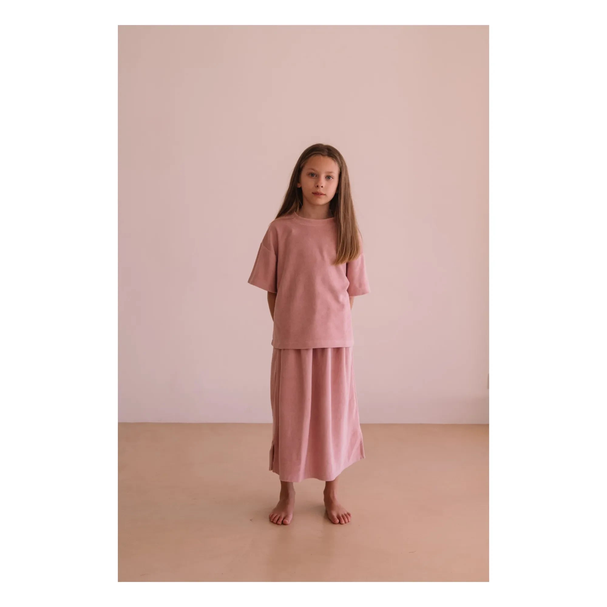 We Are Kids - Jordan organik pamuklu havlu T-shirt | Soft pink