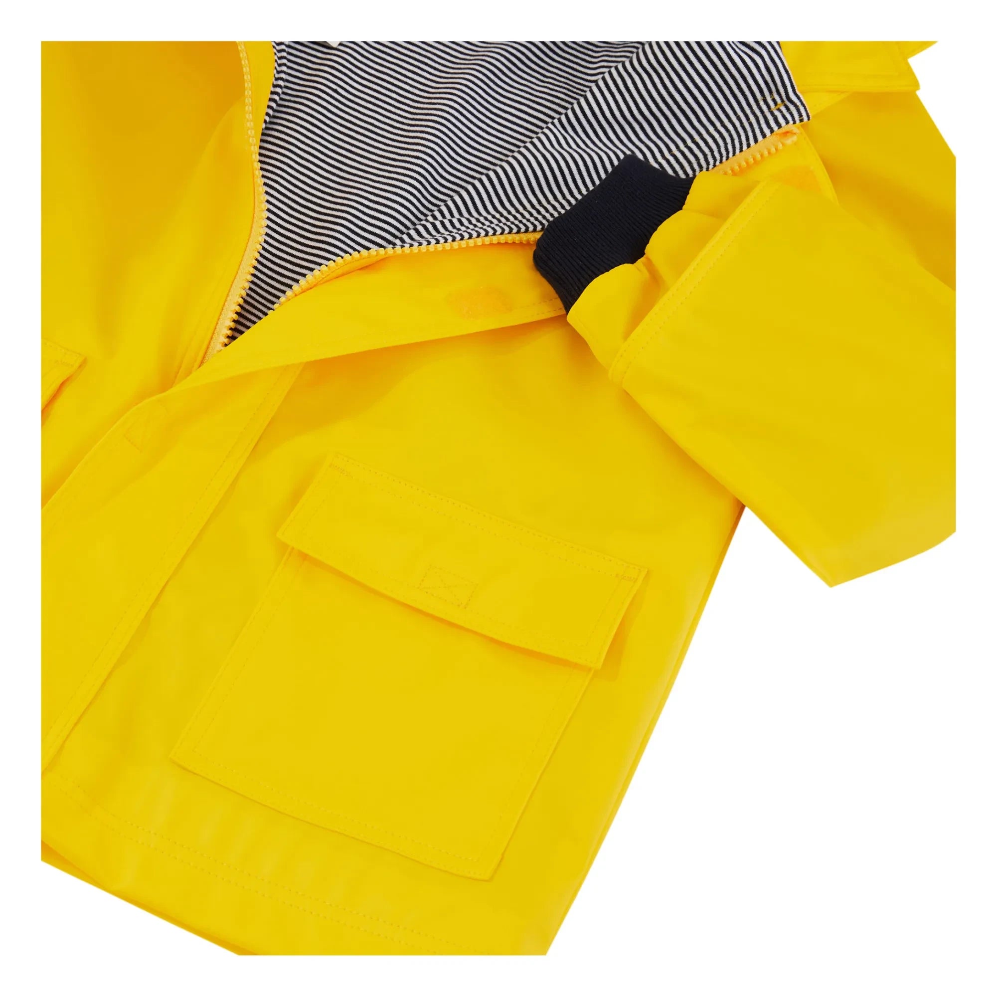 Petit Bateau - Organik pamuk astarlı yağmurluk | Sarı