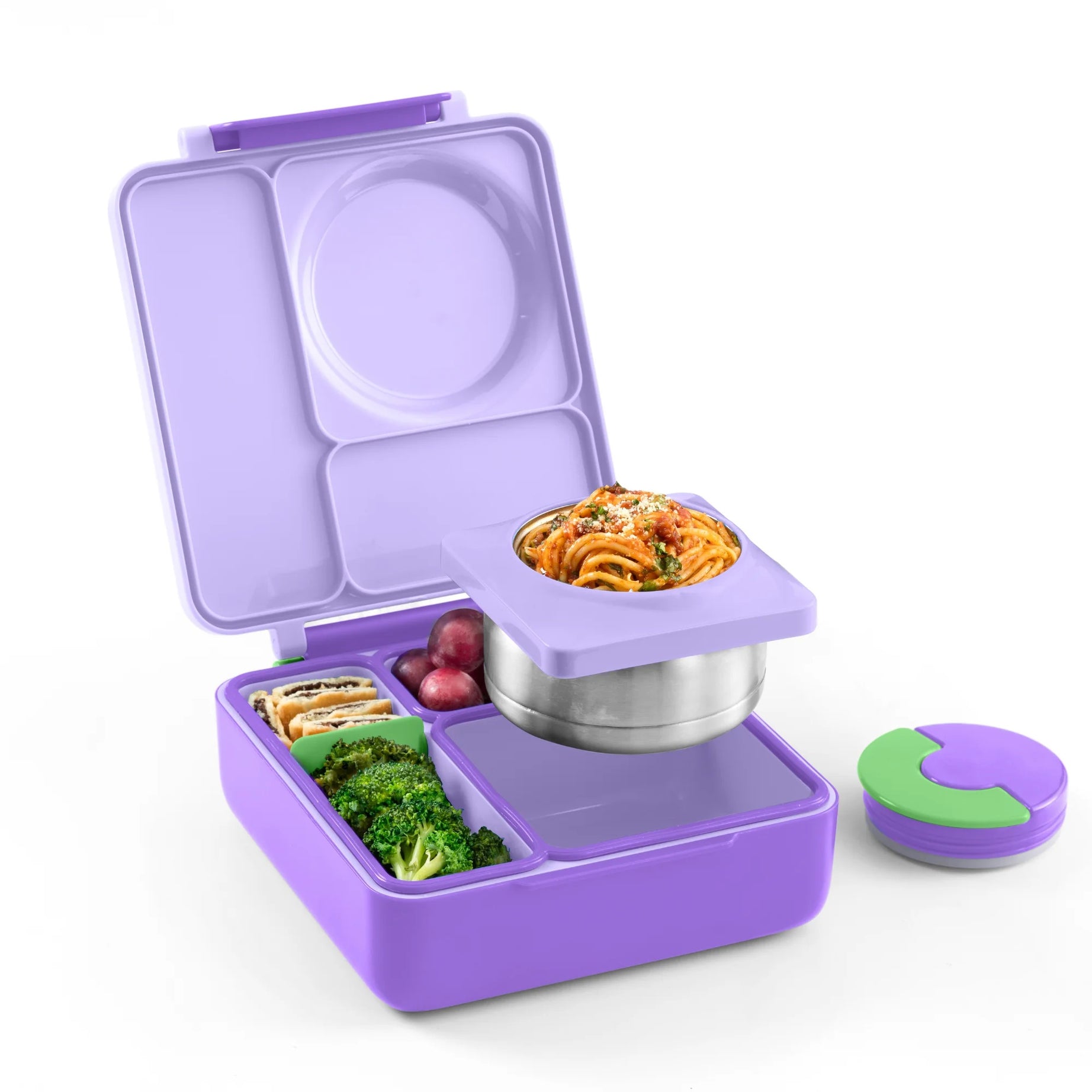 Omiebox - Boîte à repas Bento isolée thermique lilas violet