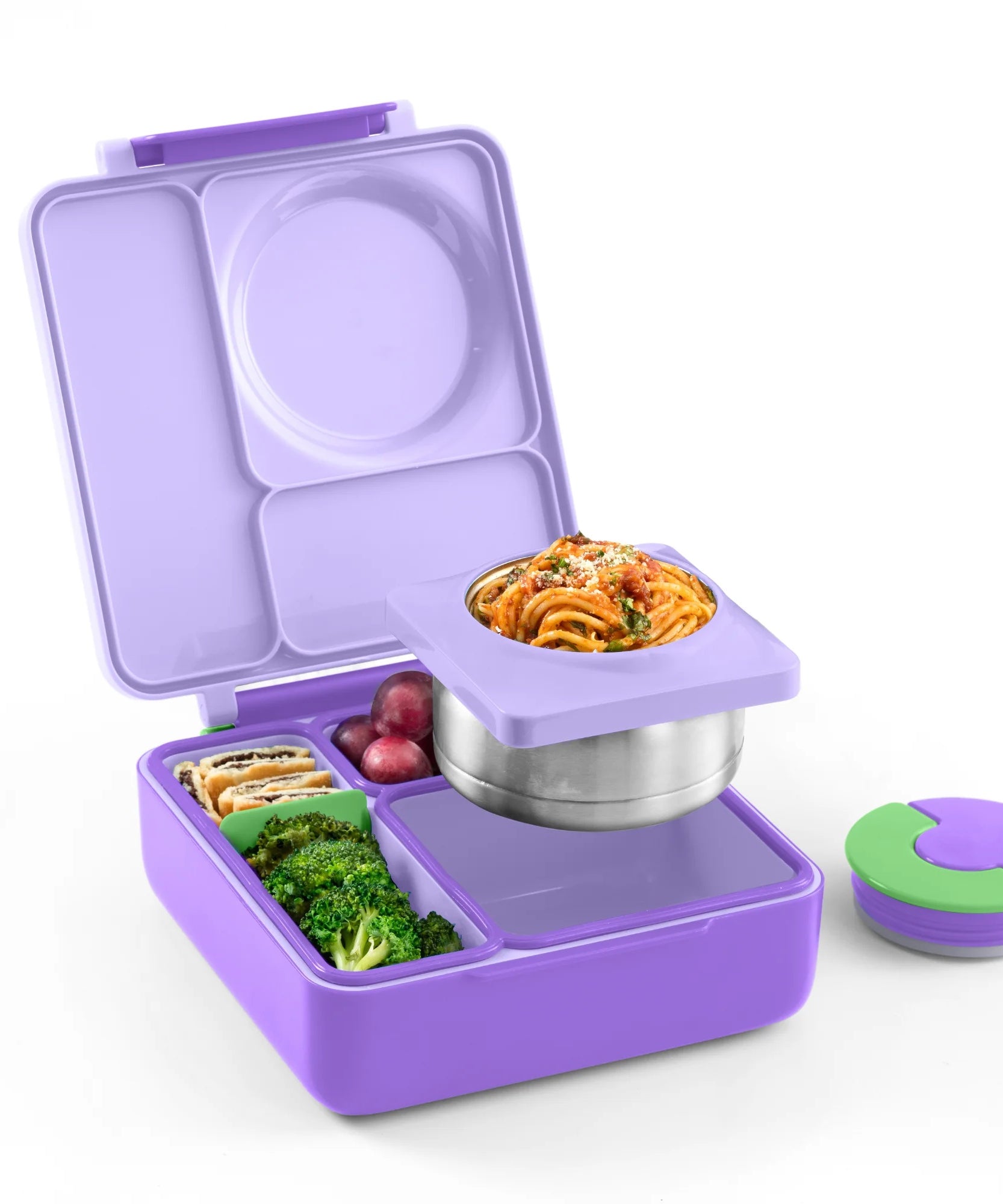 Omiebox - Isı Yalıtımlı Lila Moru Bento Yemek Kutusu