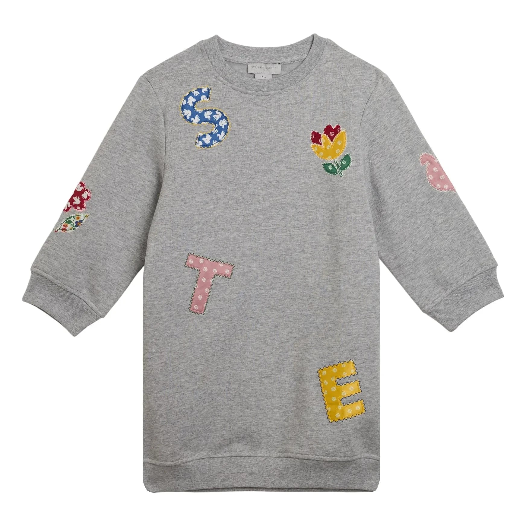 Stella McCartney Kids - Stella Sweat Elbise | Gri Melanj