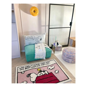 Maison Deux - Peanuts Comic Teppich | Rosa