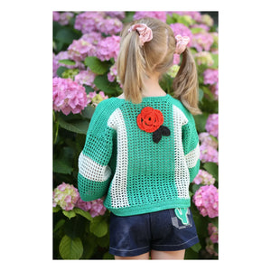 Kalinka - Penelope Crochet Jacket | Green