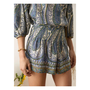 Boteh - Arcadia Linen Shorts | Lapis Lazuli