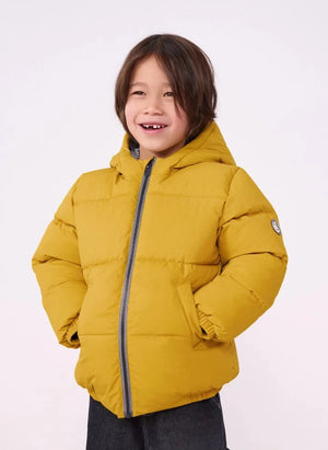 Petit Bateau - Chaqueta acolchada lisa | Amarillo