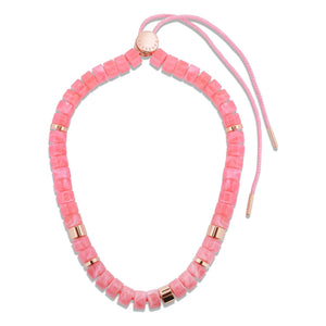 Parabaya - Praia Grapefruit Halskette | Rosa