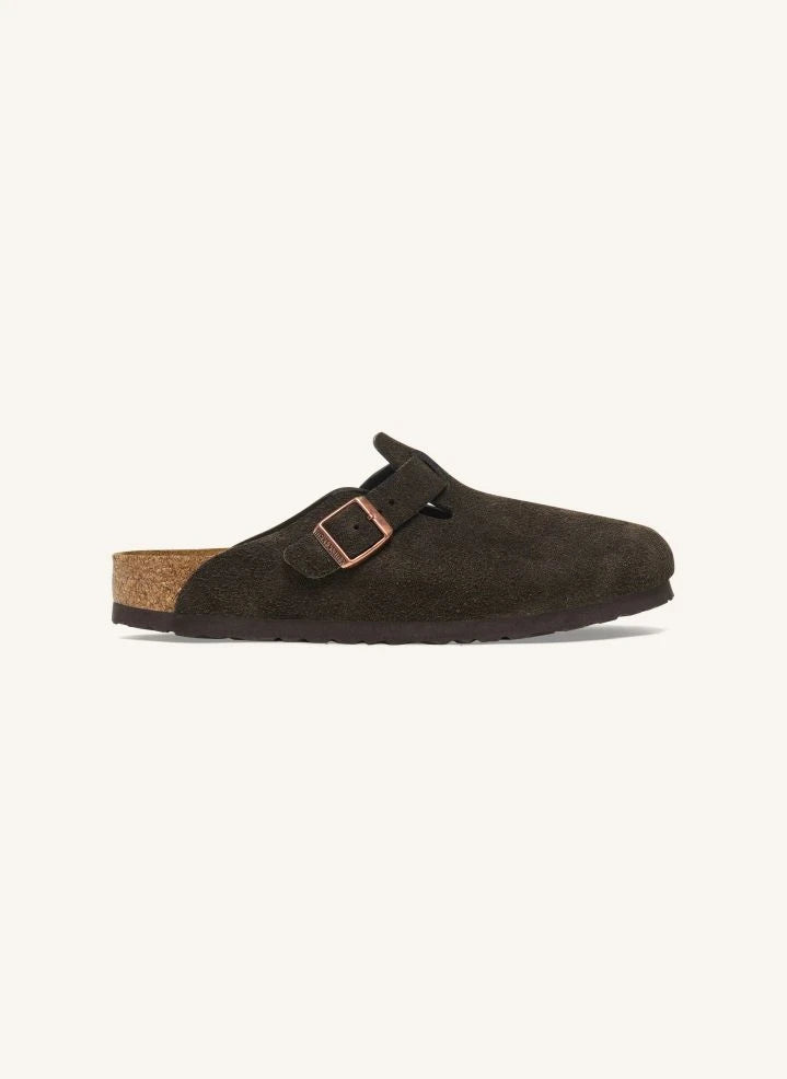 BIRKENSTOCK - Boston SFB Süet Deri Terlikler