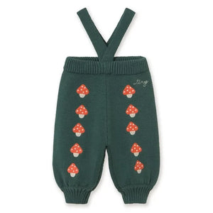 Tinycottons - Mantar Desenli Triko Pantolon | Yeşil
