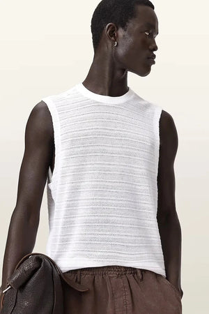 AllSaints erkek pamuklu atlet COVE