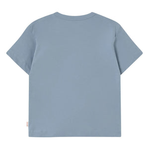Tinycottons - Tiny 26 Organik pamuklu T-shirt | Gri mavi