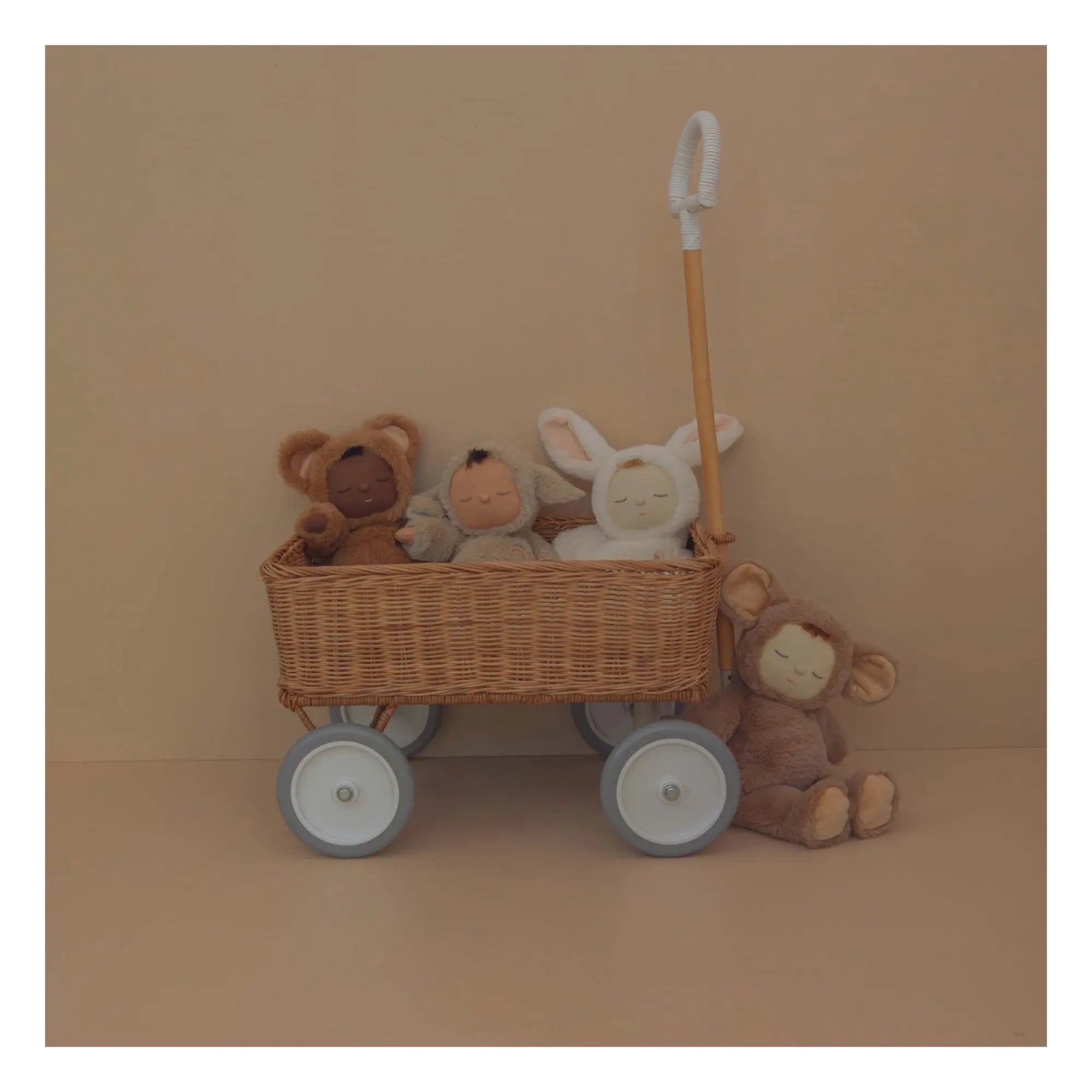Olli Ella - Cozy Dinkums Tavşan bebek | Bej