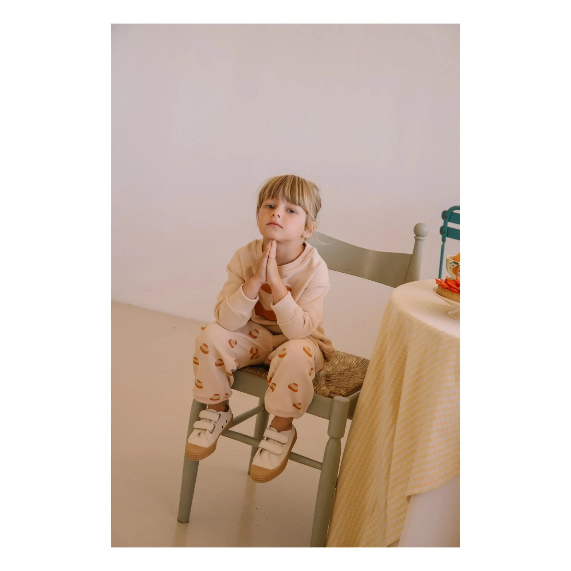 Studio Bohème - Porgy Choux Bio-Baumwollfleecehose | Beige