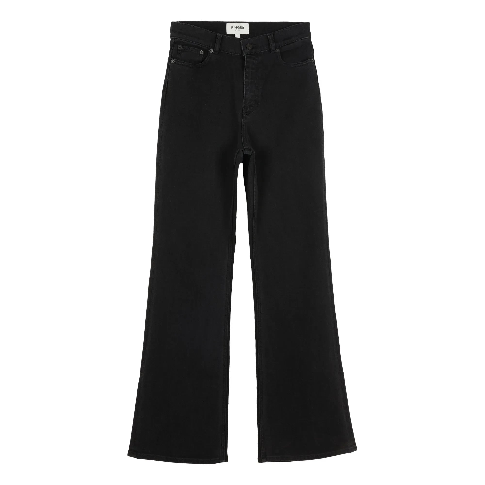 Finger in the nose - Fiona Schlaghose Jeans | Dunkles Schwarz