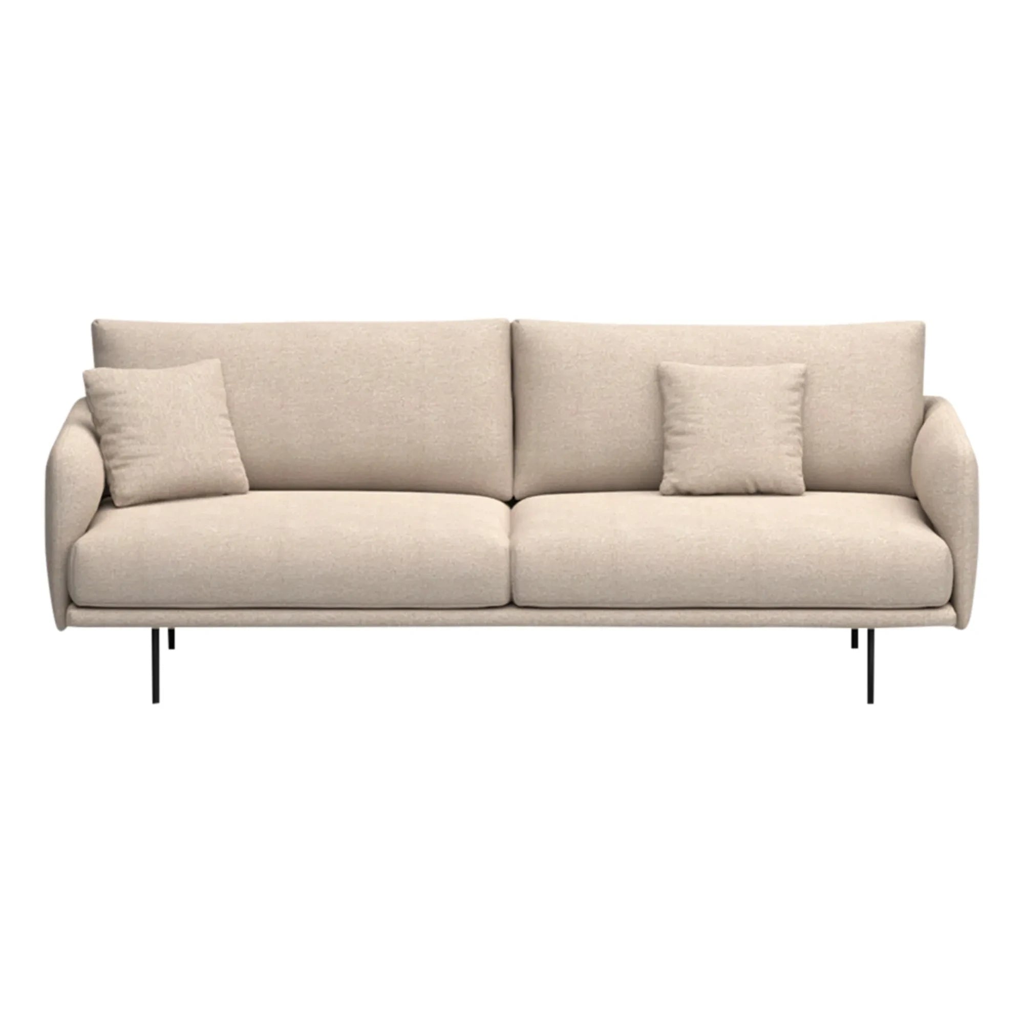 Panac Edition - Isly 3'lü Kanepe - Heathered Kumaş - 205 cm