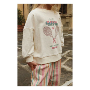 Konges Sløjd - Loupy Match Organic Cotton Sweatshirt | Cream