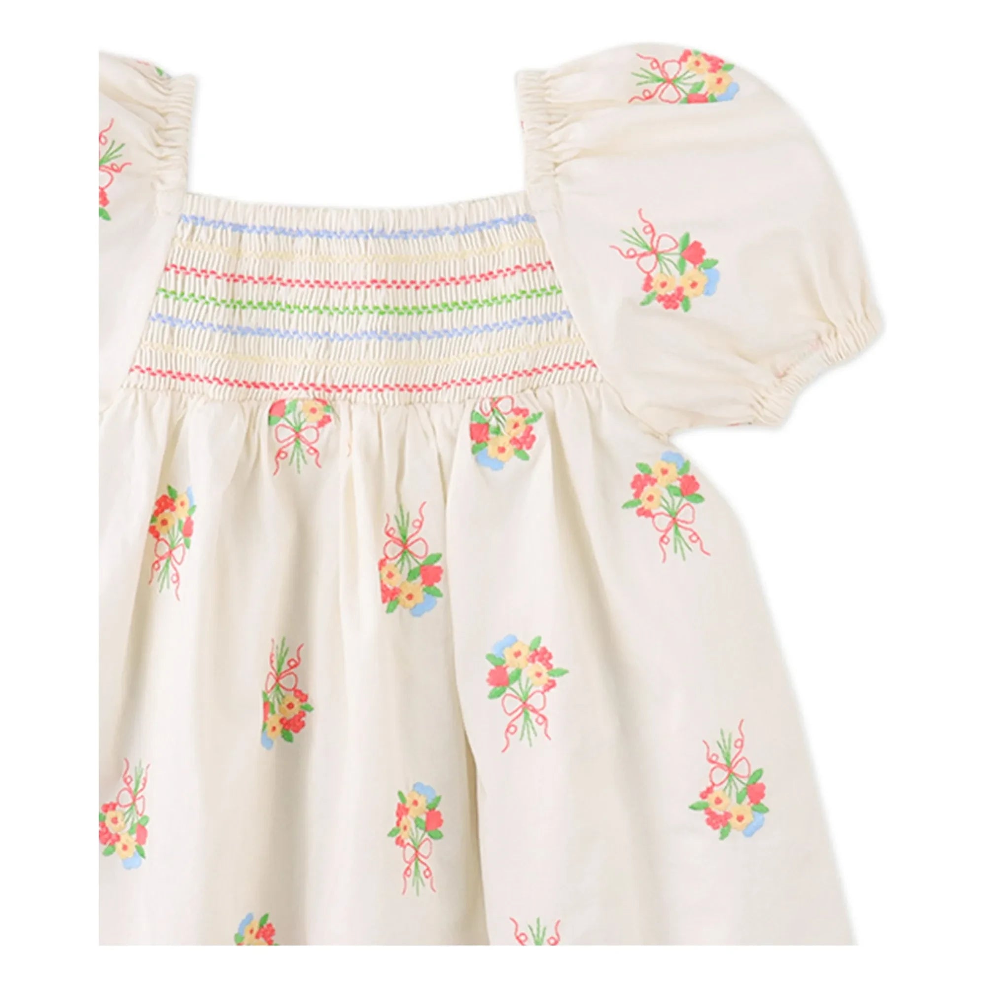 Gingersnaps - Gigi besticktes Kleid | Weiß
