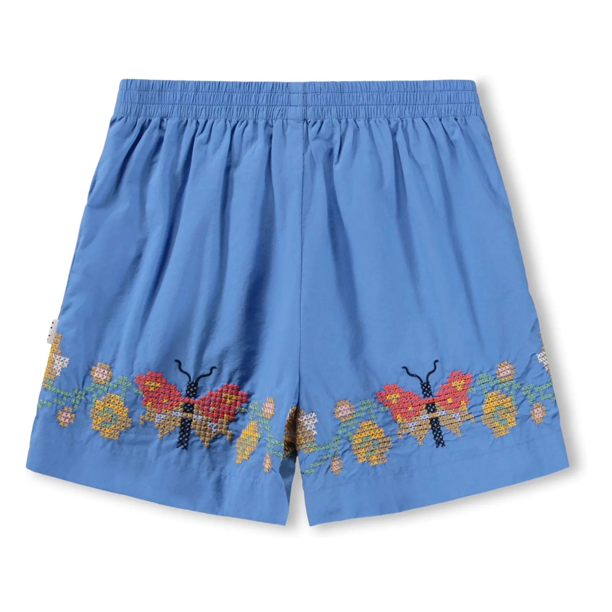 Molo - Ally Butterflies Bio-Baumwoll-Shorts | Blau