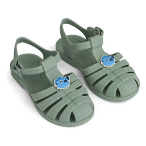 Liewood - Bre Charms Poisson-Globe Sandaletler | Haki