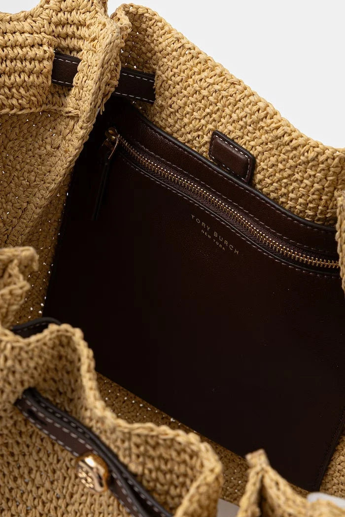 Tory Burch Romy Örgü Materyalli Kadın Alışveriş Çantası