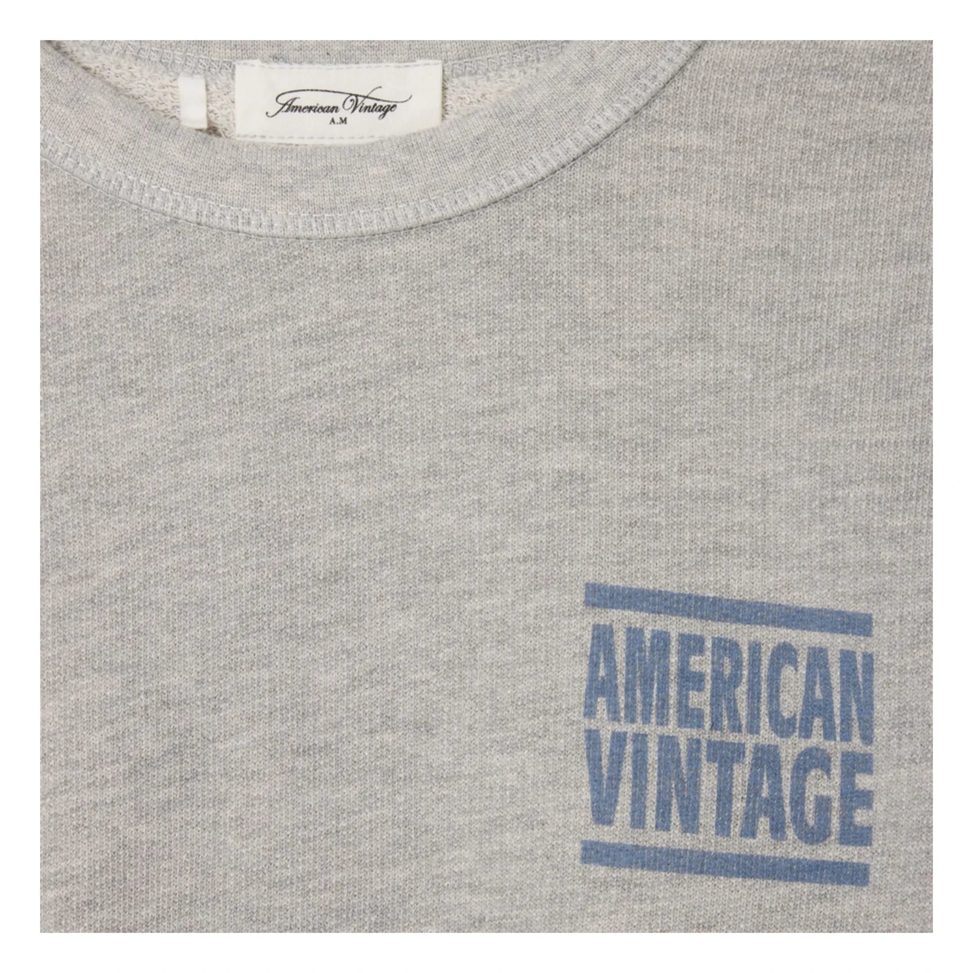 American Vintage - Zofbay sweatshirt | Kırçıllı gri