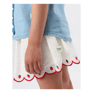 Goldie + Ace - Strawberry Skirt | Ivory