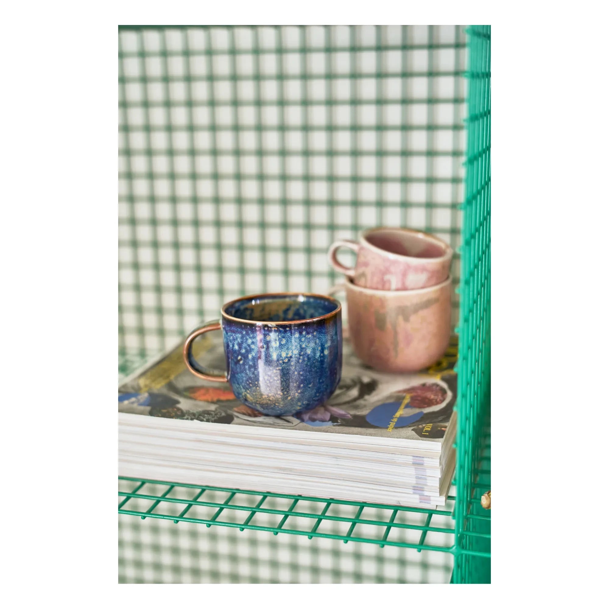 HKliving - Chef Ceramics Porselen Kupa | Toz Pembe