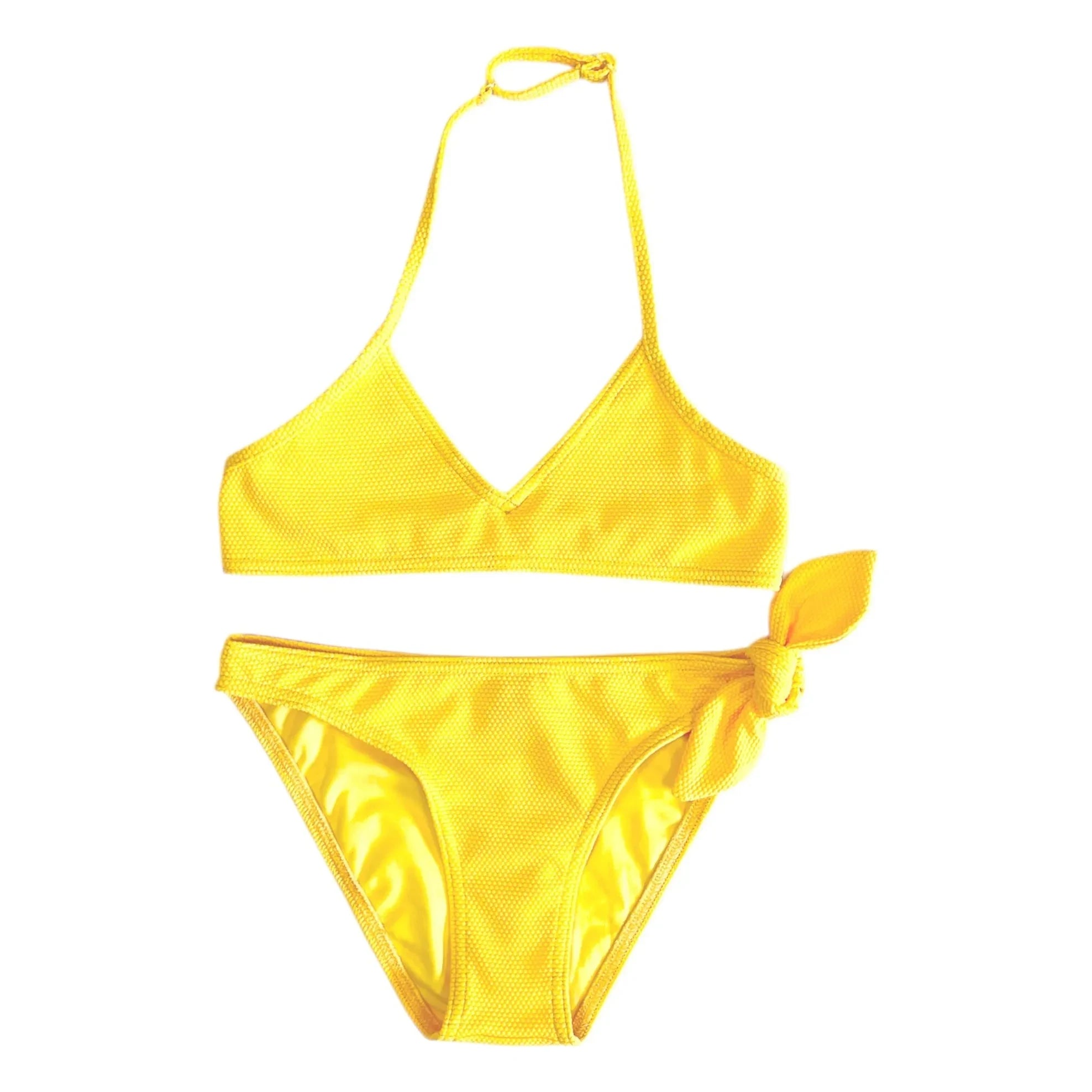 Sunchild – Badeanzug mit Jerez-Textur | Gelb