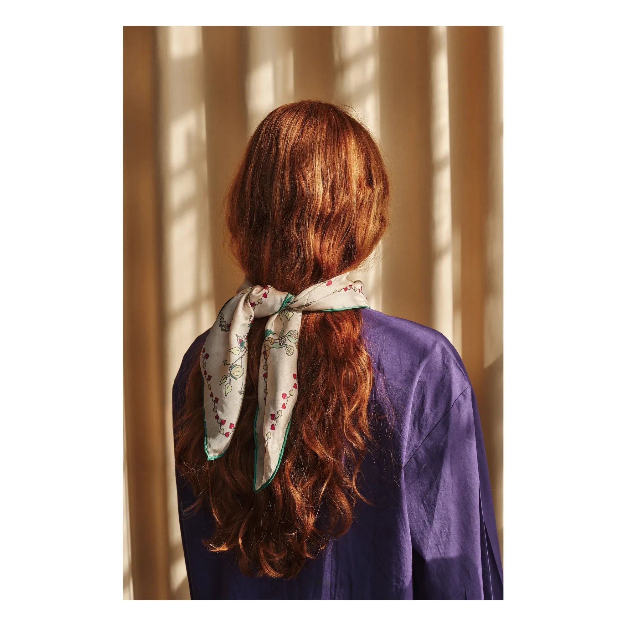 Becksöndergaard - Fairy Garden Silk Scarf | Cream
