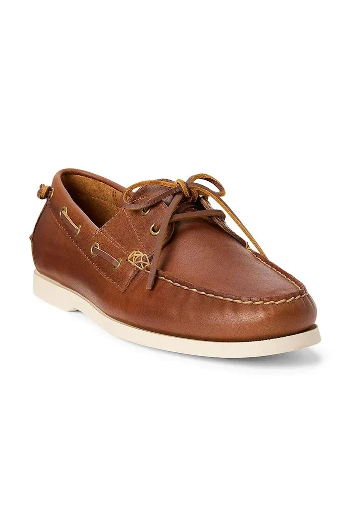 Polo Ralph Lauren Merton Boat Deri Mokasen