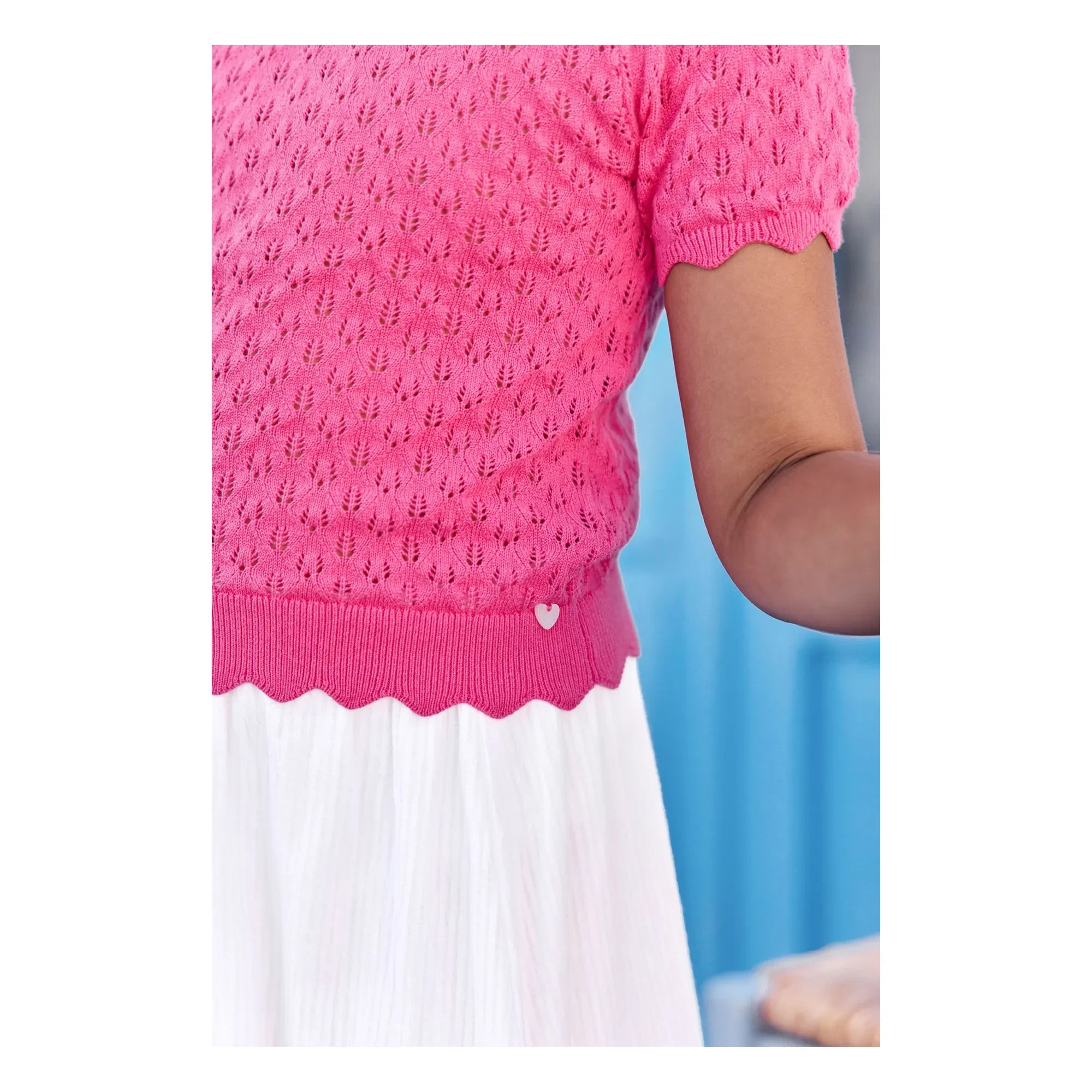 Toast & Chocolate - Tişört Knit Festoon | Pembe