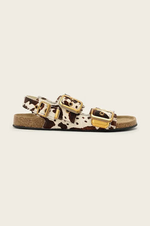 AllSaints Staffa Sandal Kadın Deri Düz Taban Sandalet