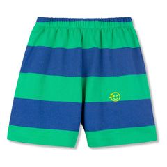 Wynken - Gestreifte Shorts aus Bio-Baumwolle | Grün