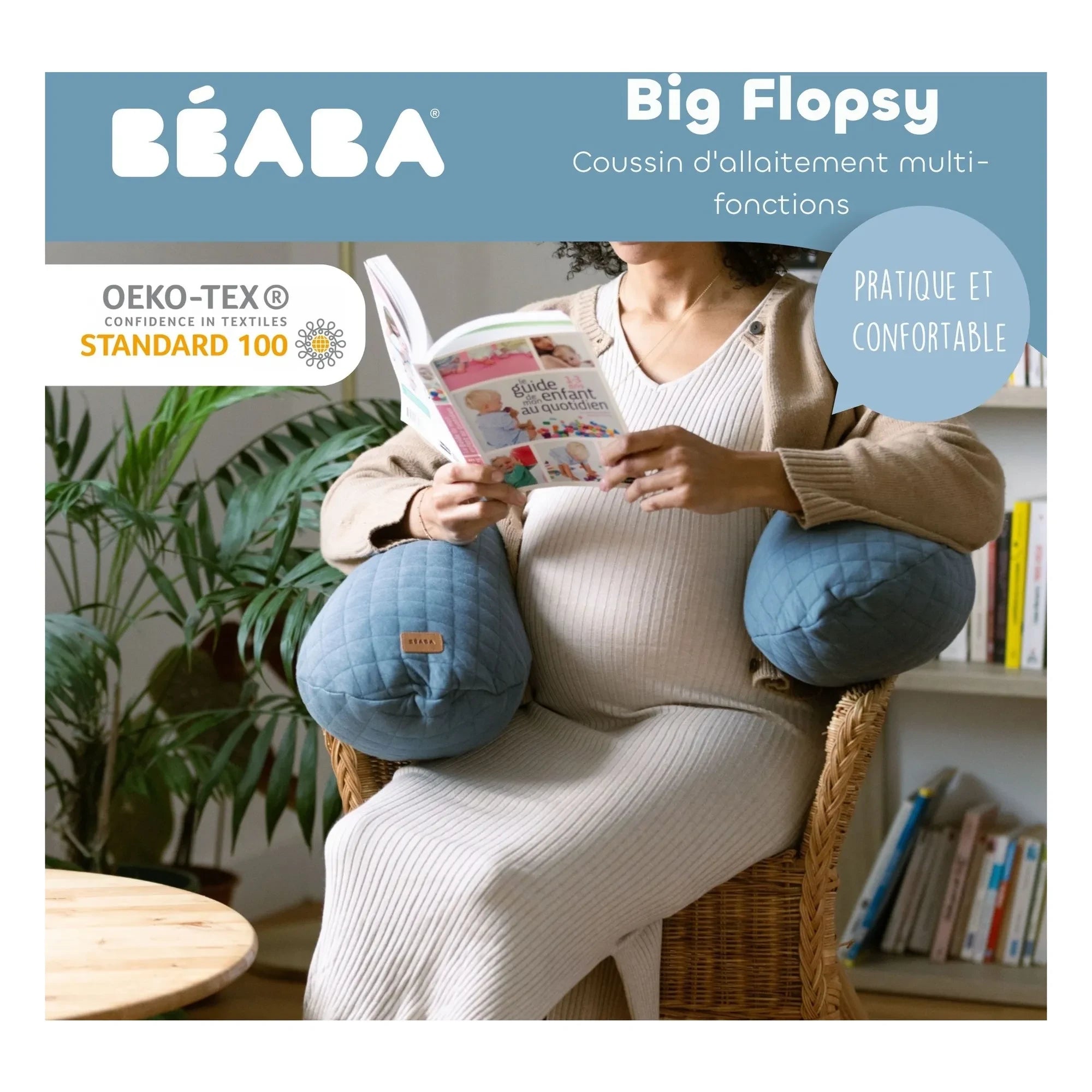 Béaba - Big Flopsy emzirme yastığı | Gri