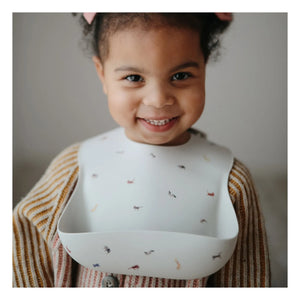Mushie - Silikon Mama Önlüğü | Bej
