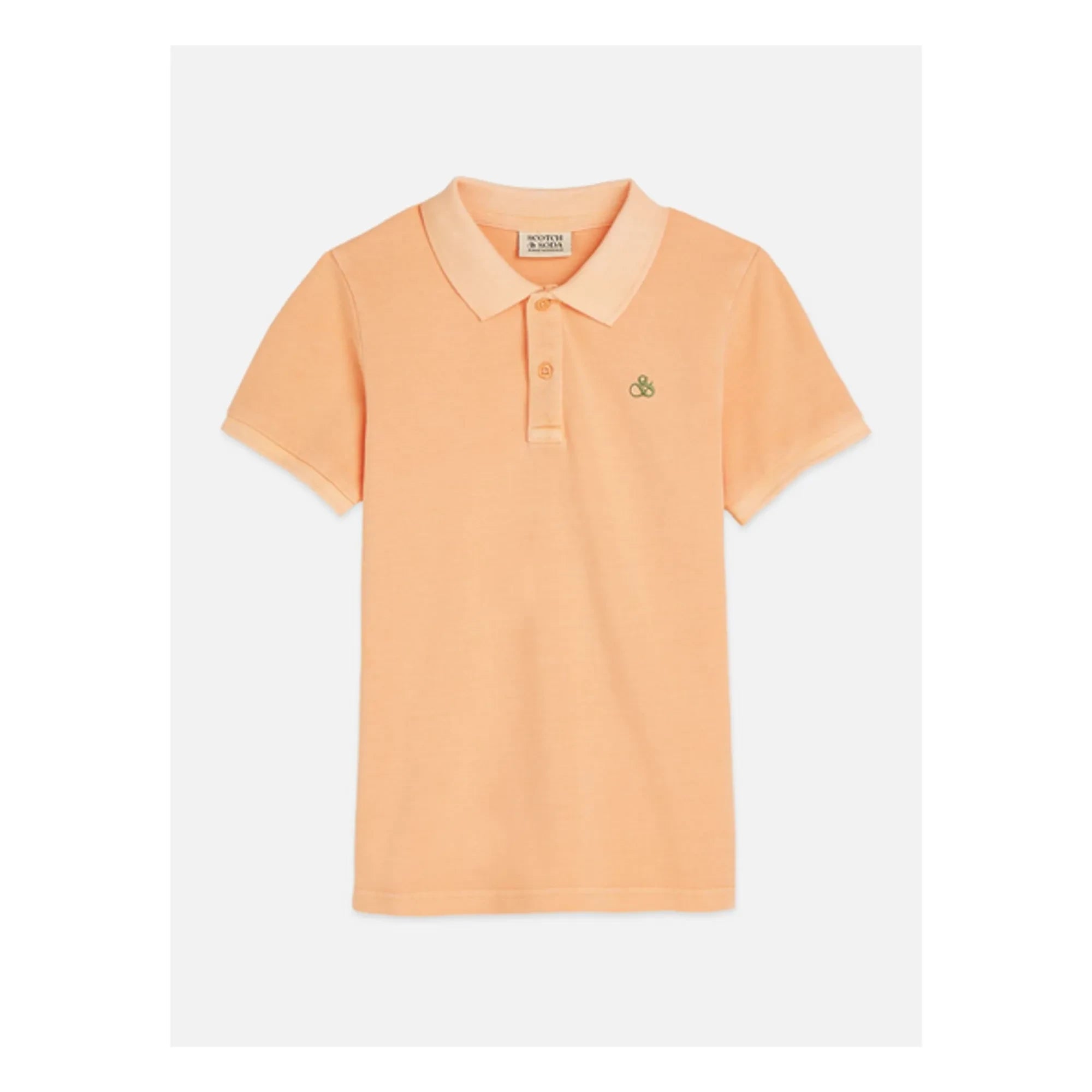 Scotch & Soda - İşlemeli logo polo tişört | Mercan