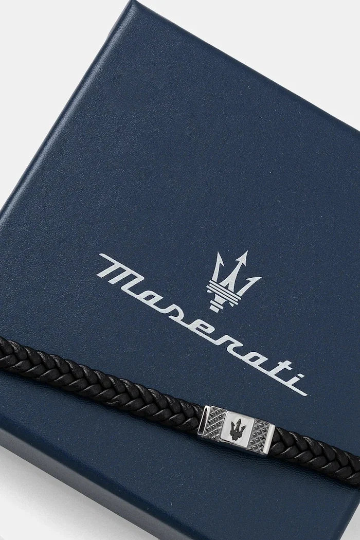 Maserati Deri Bileklik