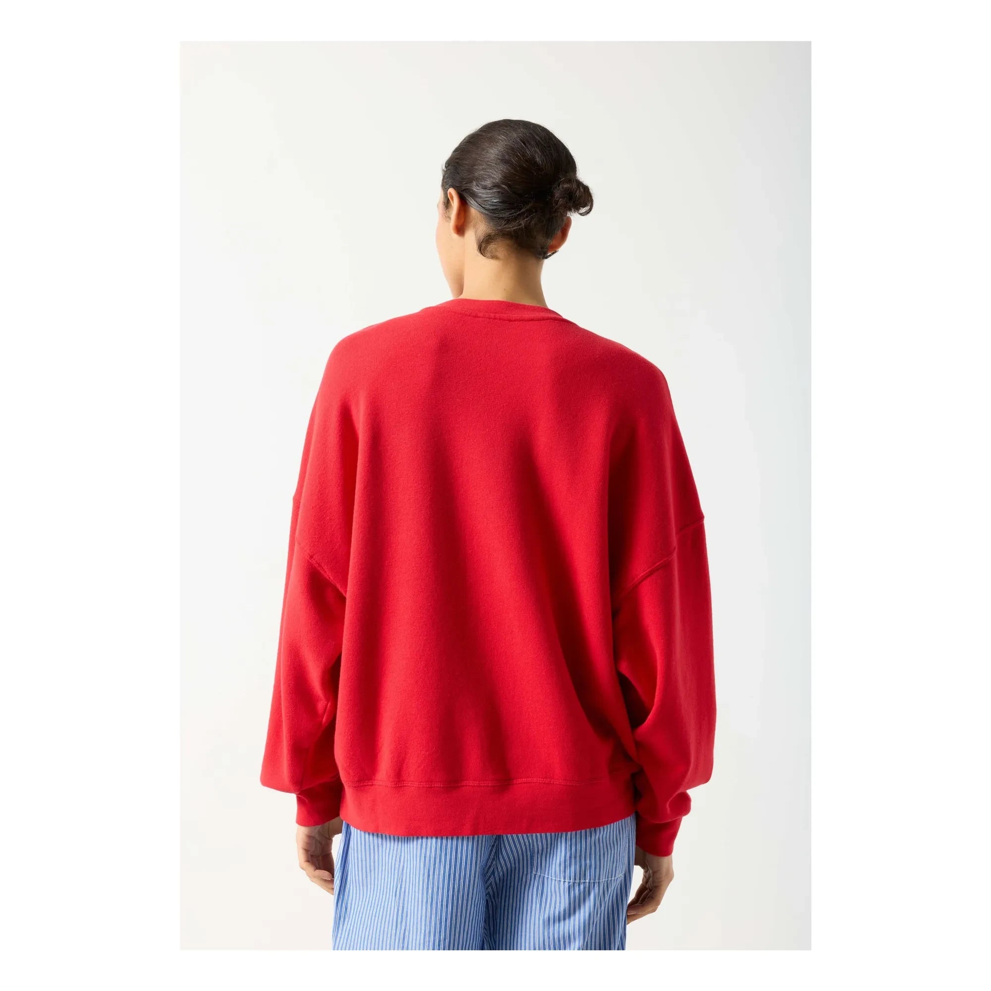 American Vintage - Atubay Cotton Sweatshirt | Tomato Red