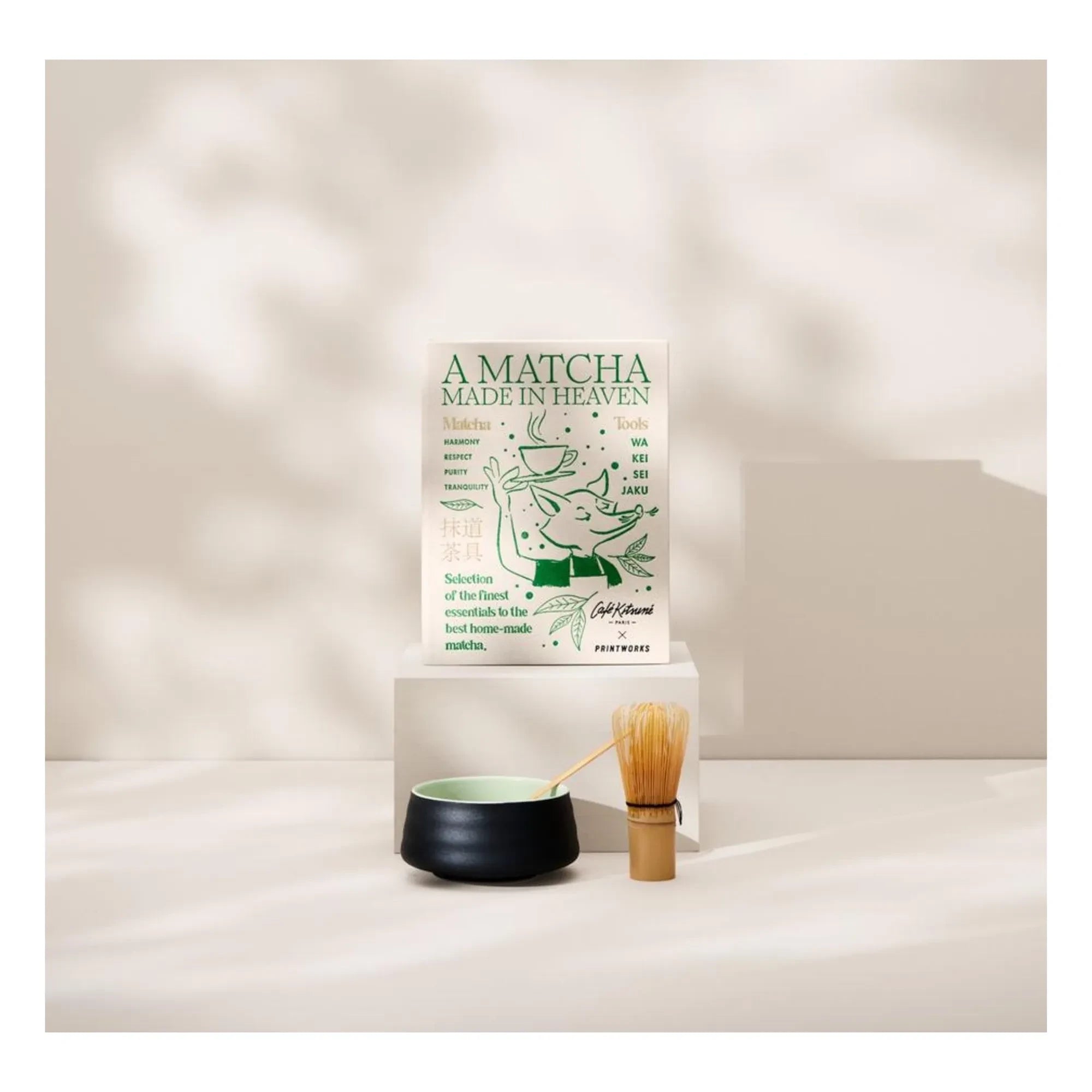 PrintWorks – Matcha Accessoire-Set – Printworks x Café Kitsuné