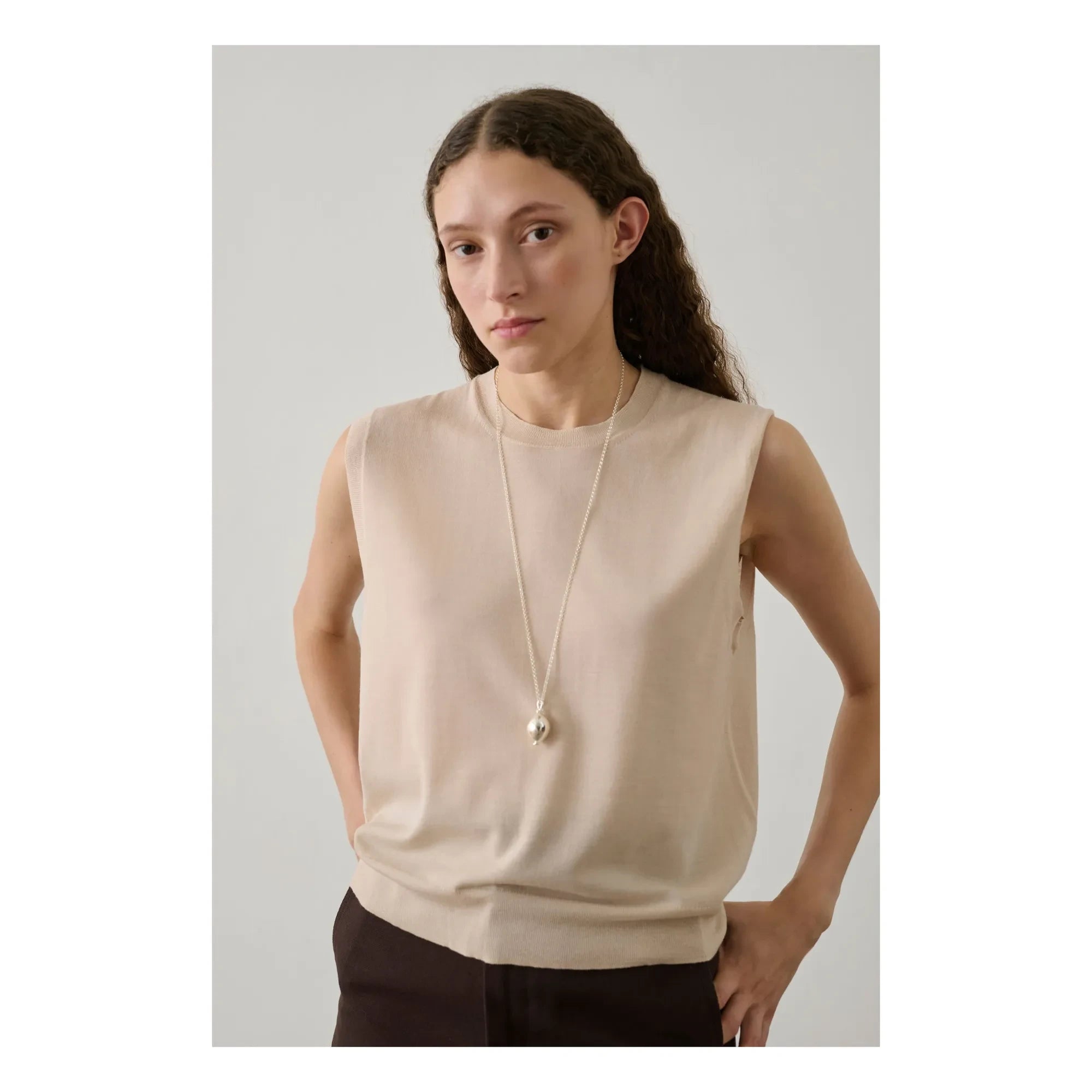 Soeur - Fergie Ärmelloser Pullover | Puderrosa