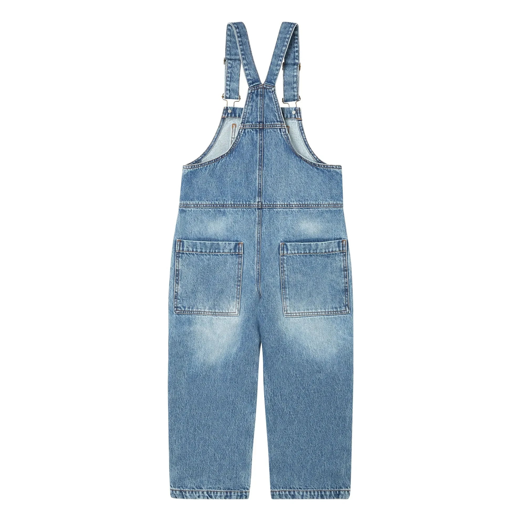 Main Story - Düz Kesim Salopet | Açık Denim