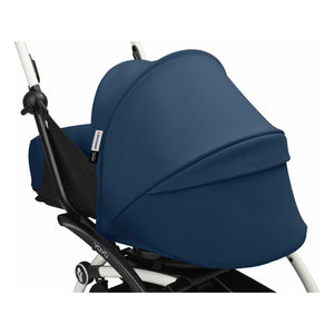 Stokke® - YOYO³ 0+ Neugeborenen-Kinderwagen Weißes Gestell | Air France Blau