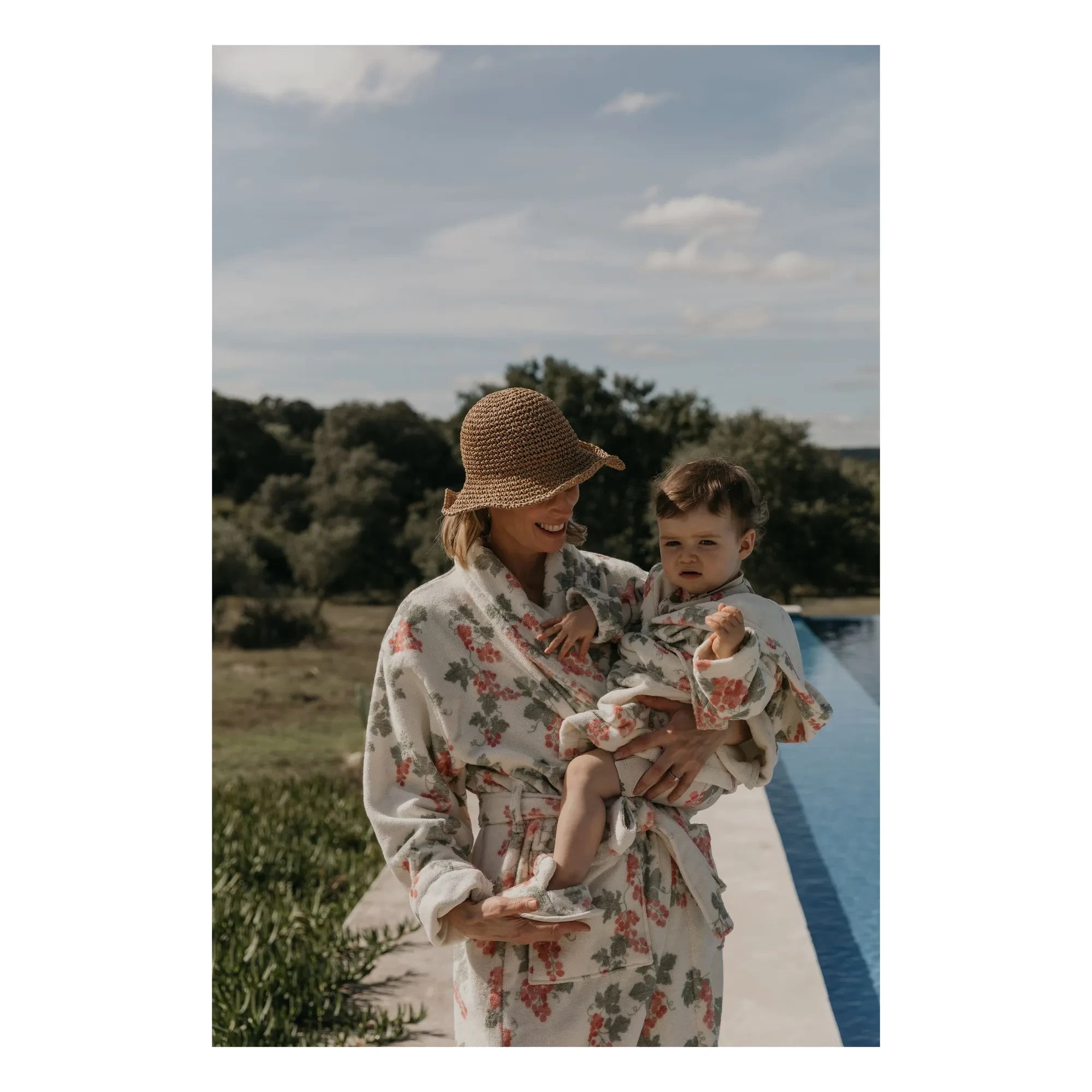 garbo&friends - Grapes Pink Children's Bathrobe