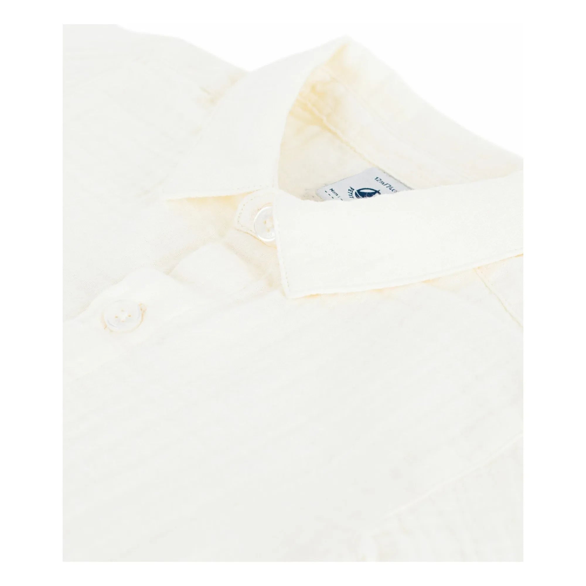 Petit Bateau - Organic Cotton Gingham Shirt | White