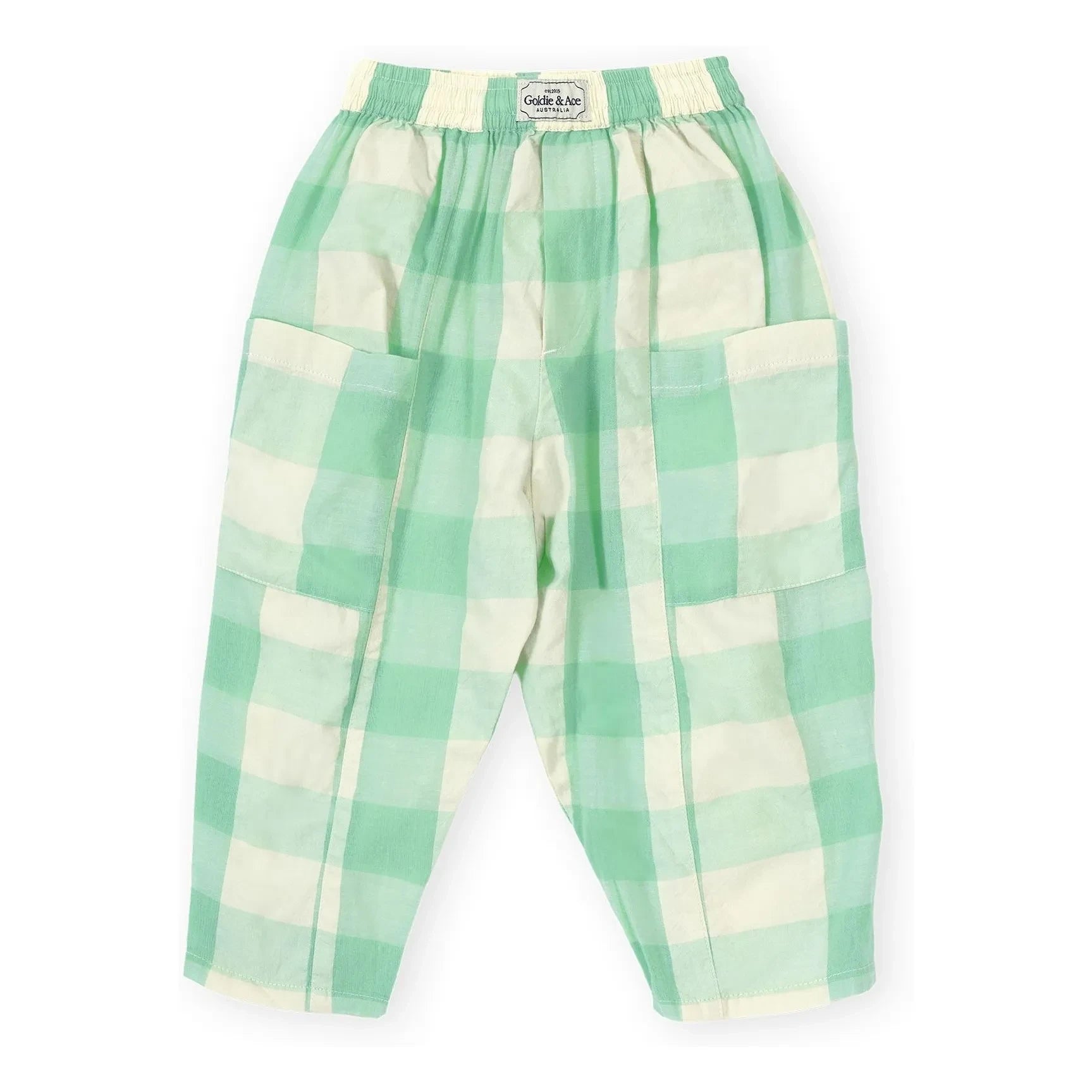 Goldie + Ace - Checkered Pants | Green