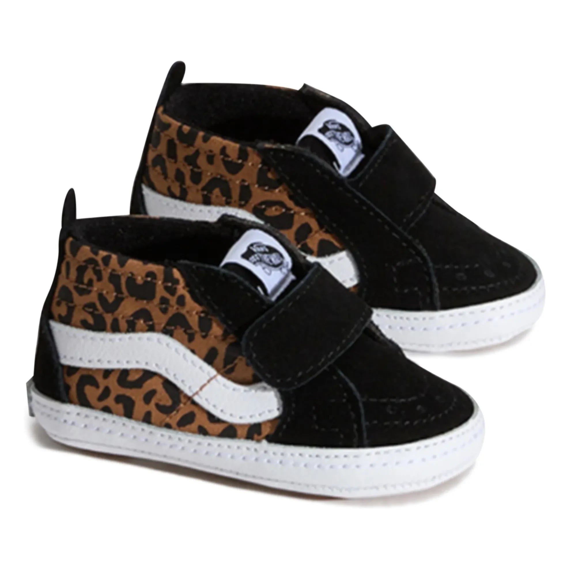 Vans - SK8-Hi Crib Leopard-Scratch Sneakers | Braun