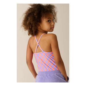 Tumble N'Dry - Alagoas Damier Swimsuit Recycled Fibers | Lavender